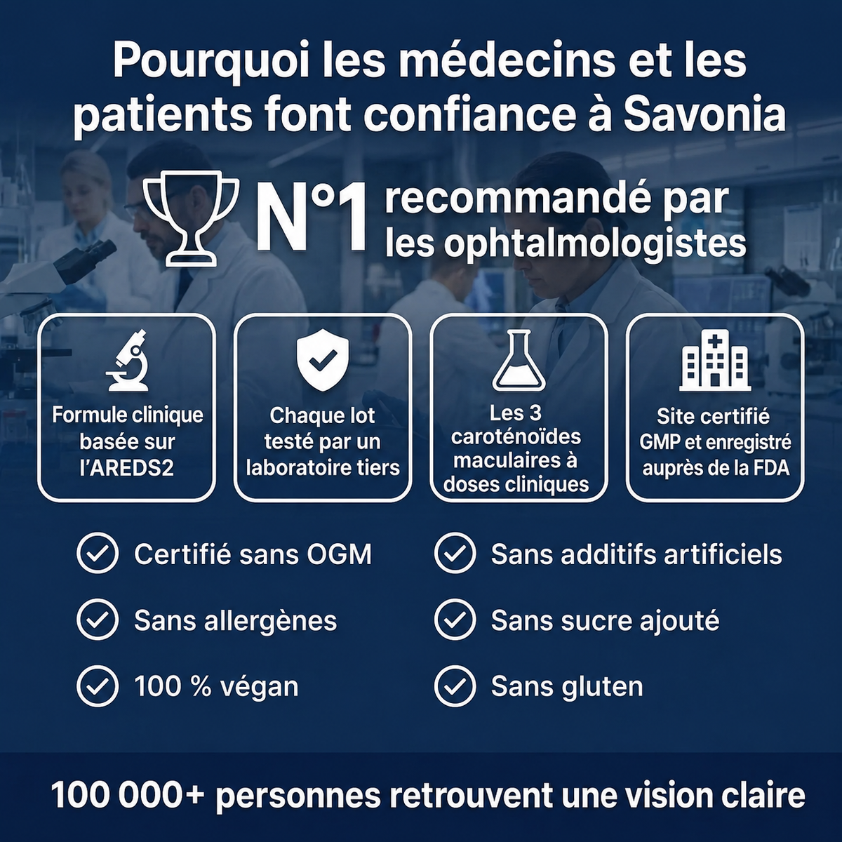 Savonia — Formule avancée 15-en-1 pour les yeux n°1