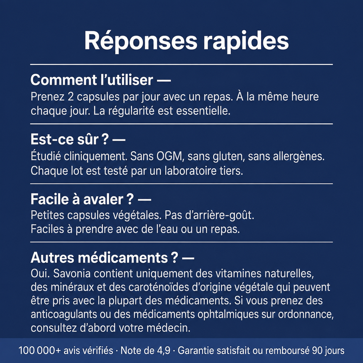 Savonia — Formule avancée 15-en-1 pour les yeux n°1