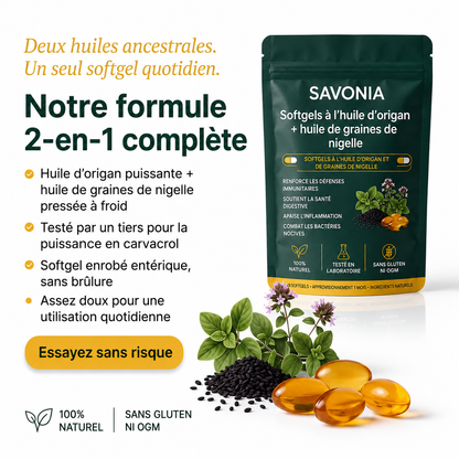 Virella® Oregano Oil + Black Seed Oil Softgels