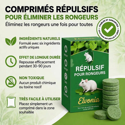Pastilles répulsives contre les rongeurs — Créez une maison sans rongeurs, sans danger pour les enfants et les animaux de compagnie