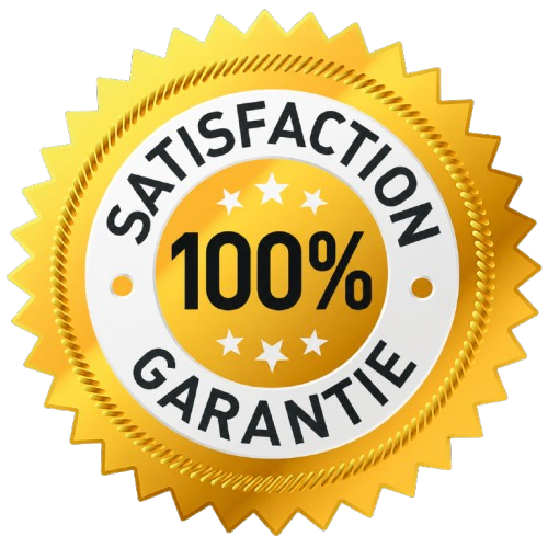 Satisfaction 100% garantie
